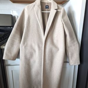 ZARA beige size small coat